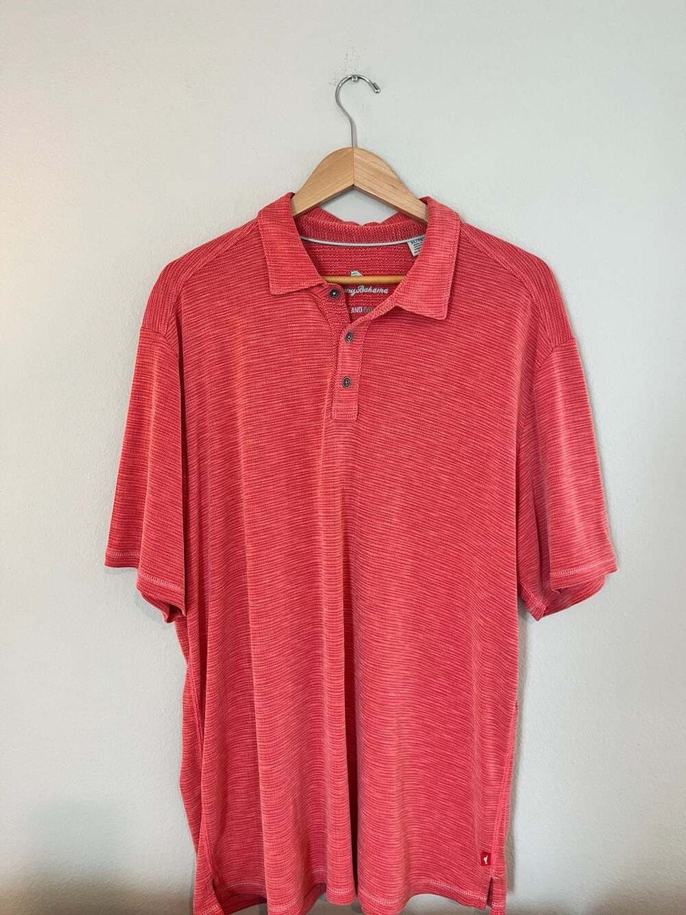 Tommy Bahama,IslandZone Flip Tide Performance Polo,Golf,Business Casual,Orange,X